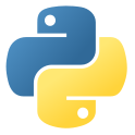 Click to select programming language python